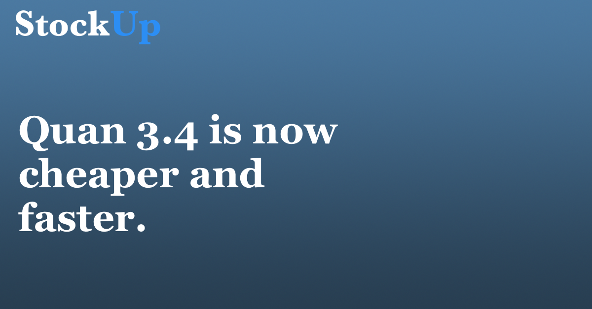 Quan 3.4 API price reduction and reasoning engine upgrade