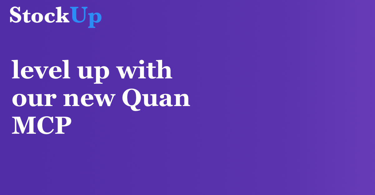 StockUp Quan MCP Server Hero Visual