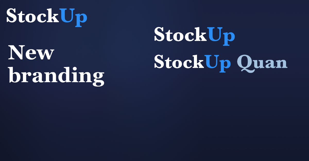 StockUp and Quan Rebrand